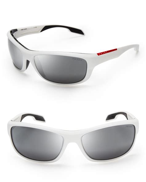 prada white sunglasses mens|sunglasses prada original.